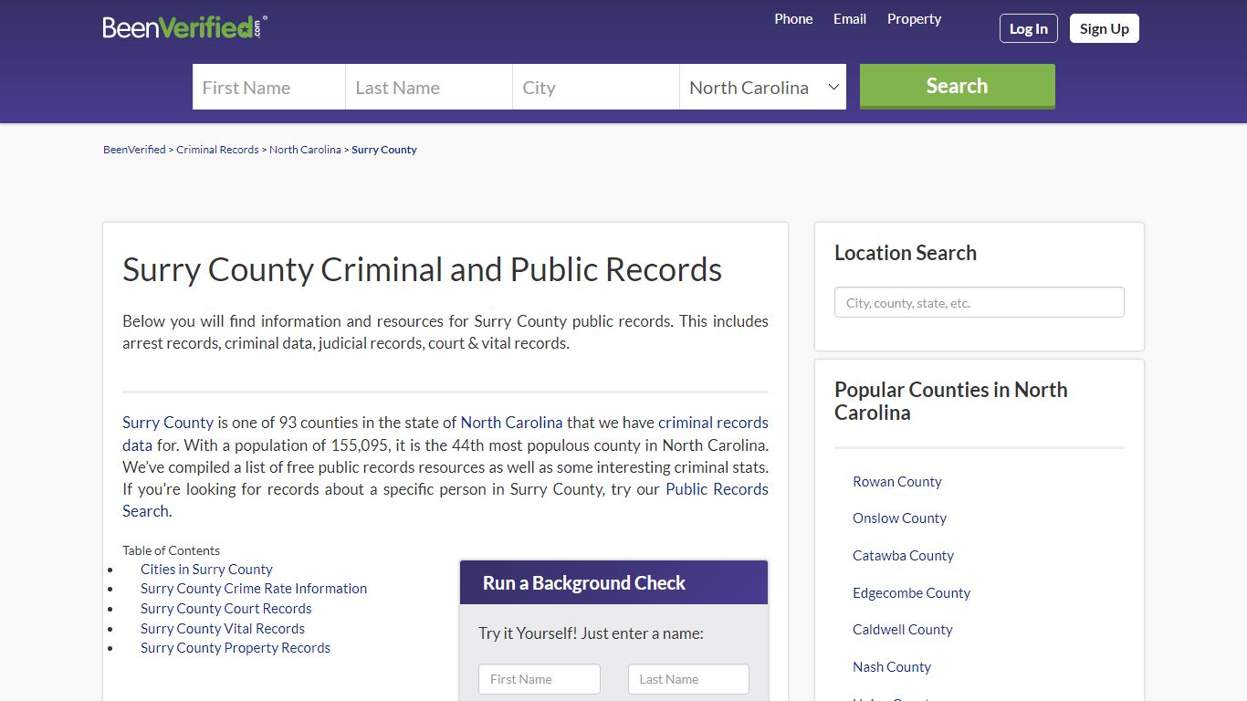 Surry County Arrest Records in NC - Court & Criminal ...